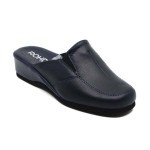 Rohde slipper blauw leder 6142